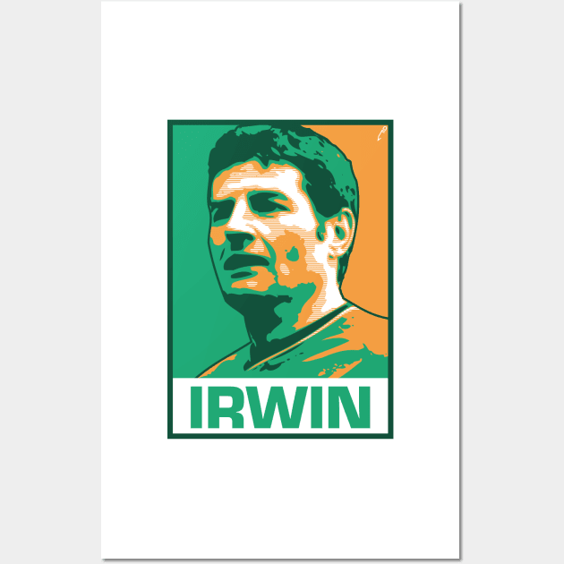 Irwin - REPUBLIC OF IRELAND Wall Art by DAFTFISH